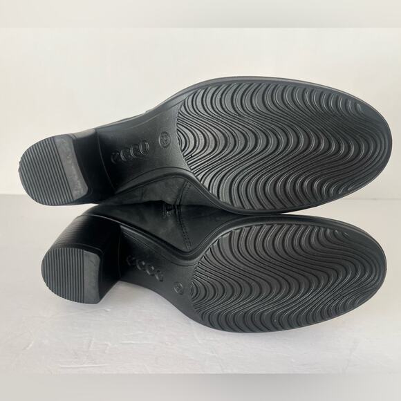 Ecco Touch 15 Mid Cut leather ankle boots 39 US 8 - Picture 9 of 11